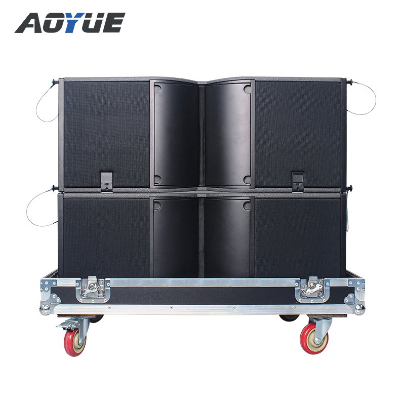 Aoyue KA212 professional powered 2 way dual 12 inch line array speaker system active
