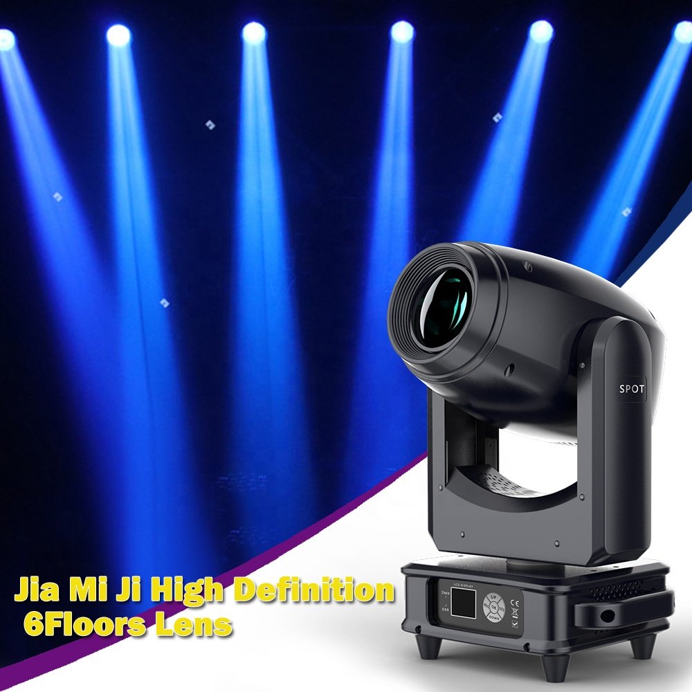 Powerful 200W Led Beam Wash Spot 3 IN 1 Effect Moving Head Light Professional Stage Light Big Focus HD Pattern For Disco DJ Club