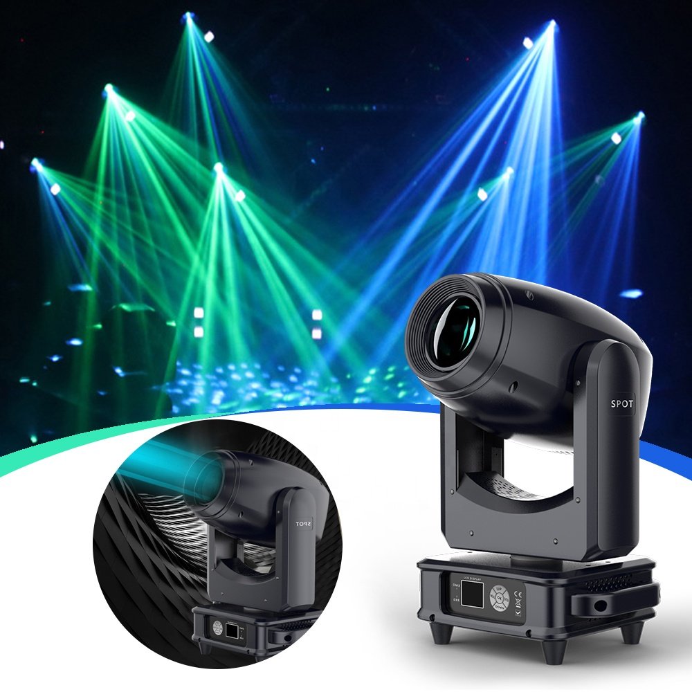 Powerful 200W Led Beam Wash Spot 3 IN 1 Effect Moving Head Light Professional Stage Light Big Focus HD Pattern For Disco DJ Club