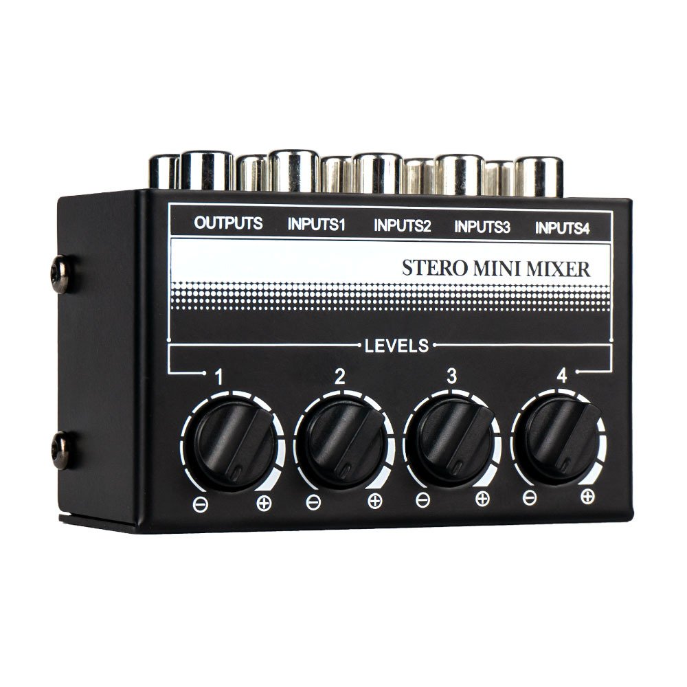 CX400 4 Channels Stereo Headphone Amplifier/Headphone distributor Ultra-Compact Mini Eu/US Plug for Music Mixer Recording
