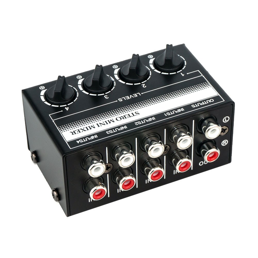 CX400 4 Channels Stereo Headphone Amplifier/Headphone distributor Ultra-Compact Mini Eu/US Plug for Music Mixer Recording