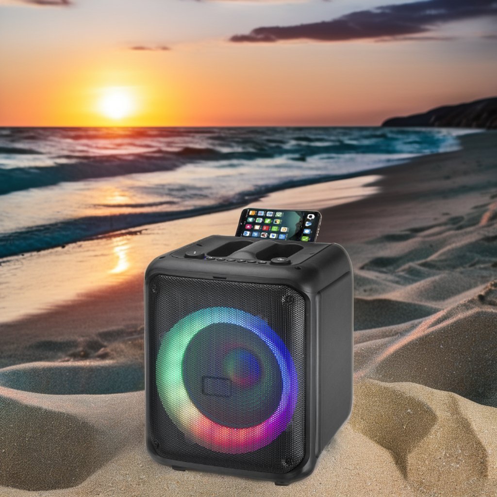 S803 Portable Outdoor DJ Party Speaker Small Audio Sound Equipment Amplifier with DC Power Plastic Cabinet