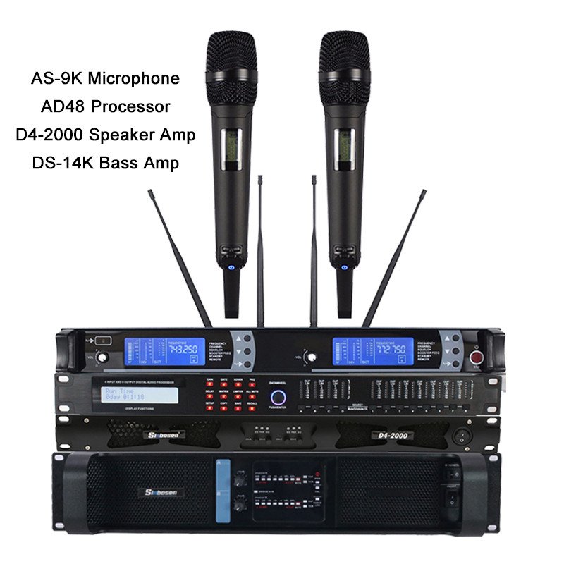 Sinbosen professional audio system sound stage speaker power amplifier