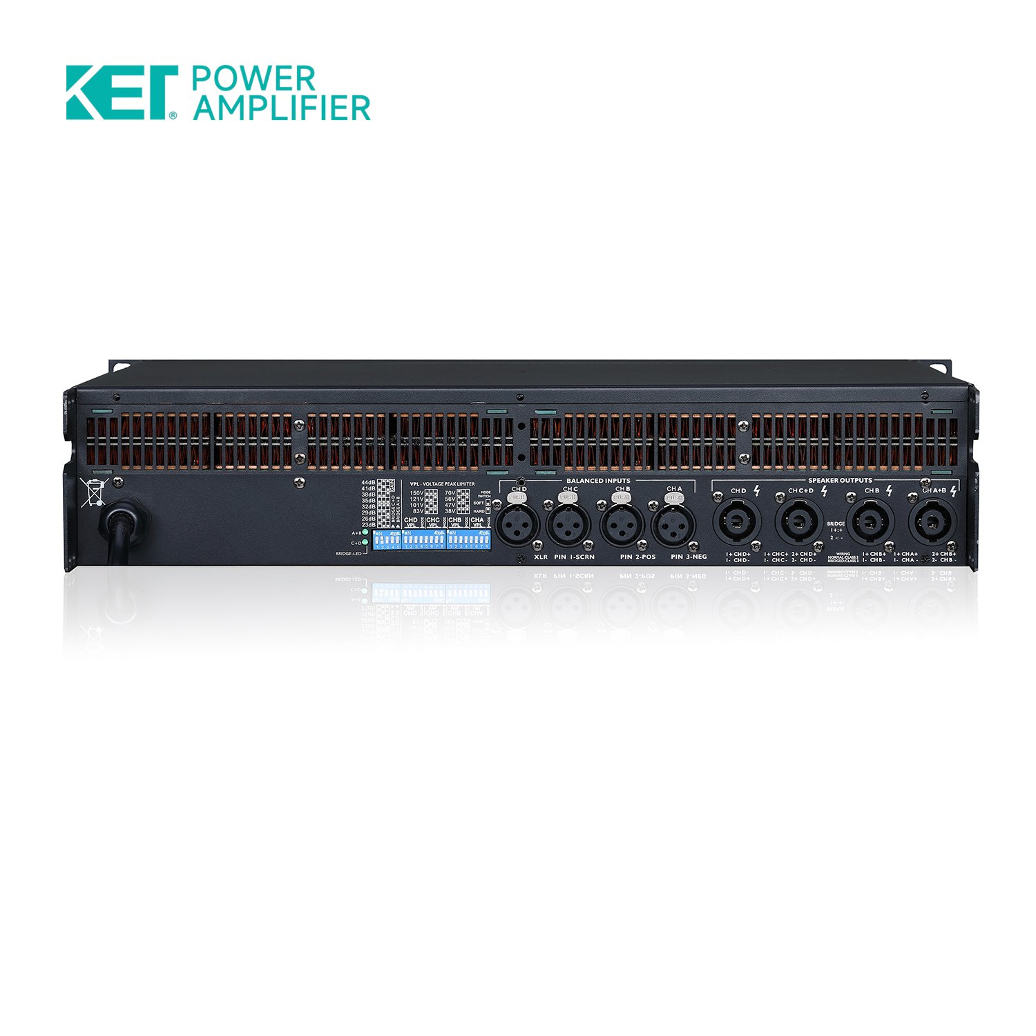 KET FK10000Q Power Amplifier Metal Shell Sound Equipment/amplifiers/speaker for line array speakers