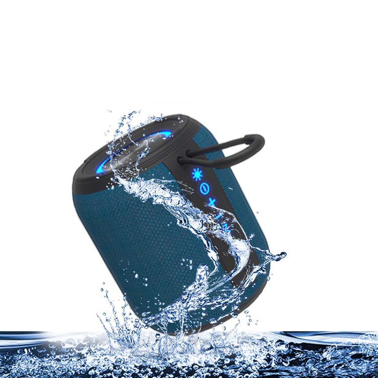 Outdoor Portable Wireless Waterproof Sound Stereo With LED Light Woofer Speaker Karaoke Blue Tooth Speaker With Microphone