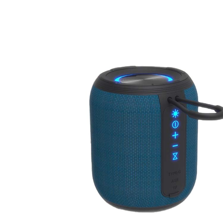 Outdoor Portable Wireless Waterproof Sound Stereo With LED Light Woofer Speaker Karaoke Blue Tooth Speaker With Microphone