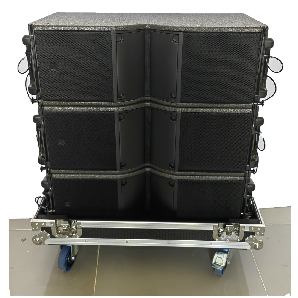 dual 8 inch line array speaker sound system professional church line array