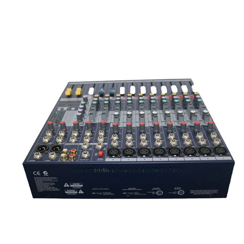 Stereo amplifier high-power 8/12/16 channel audio processing