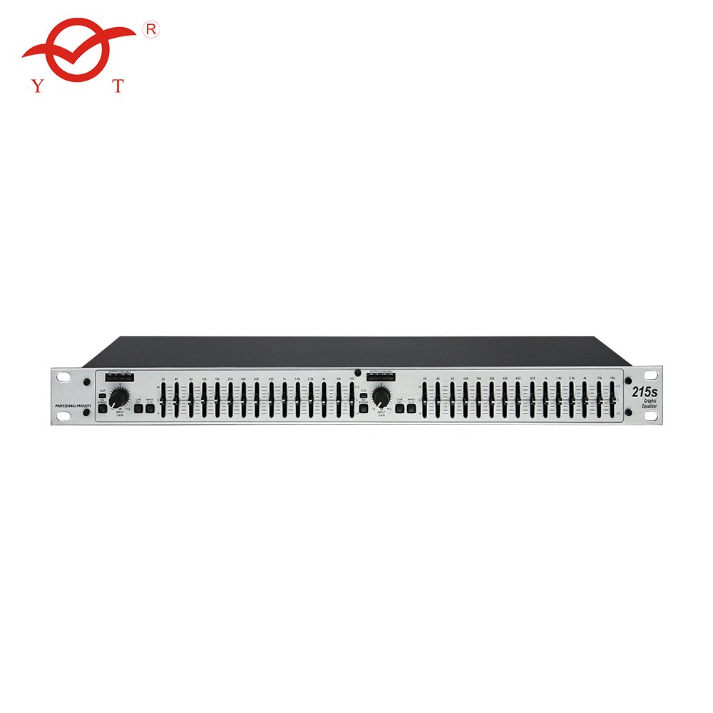 Professional 215 audio equalizer Dual channel 15-band Graphic Equalizer EQ Power for dj equipment professional sound