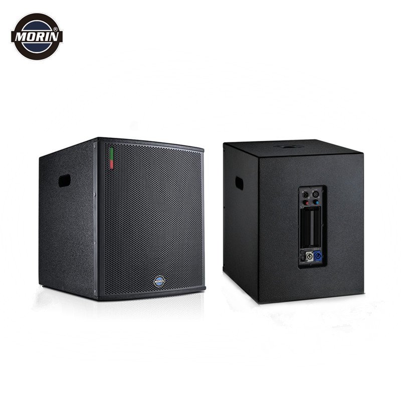 morin audio dj set professional coaxial active 15 inch speaker 18 inch subwoofer sound system set