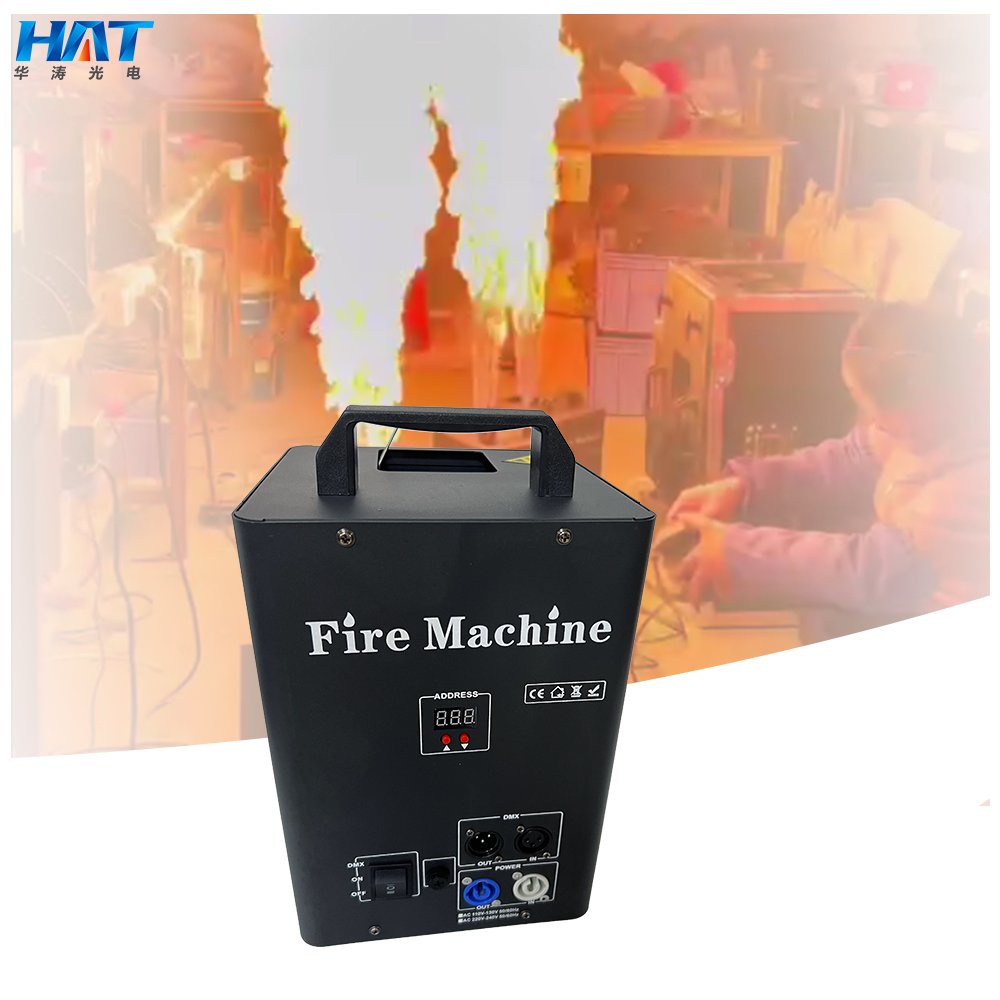 HAT Professional Dj Show Party Equipment 250w fire Machine Power ROHS DMX Remote fire machine stage artificial fire machine