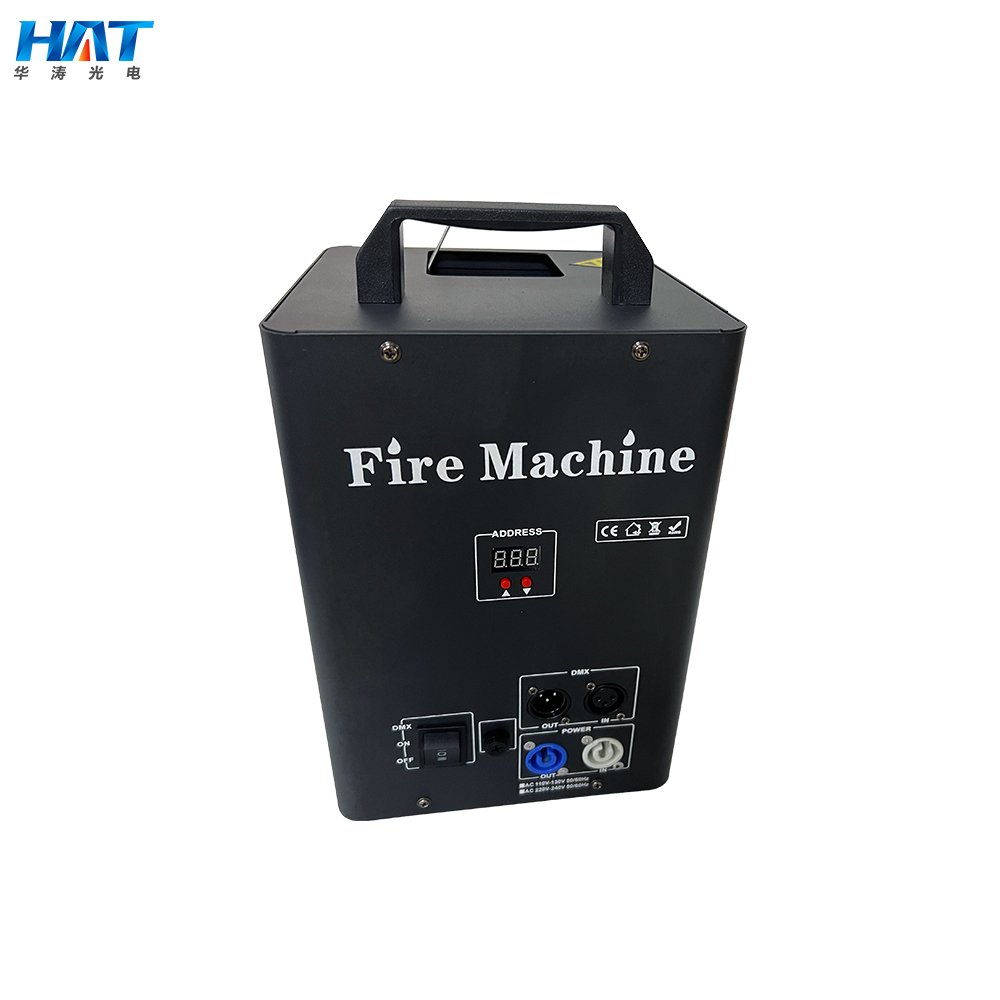 HAT Professional Dj Show Party Equipment 250w fire Machine Power ROHS DMX Remote fire machine stage artificial fire machine