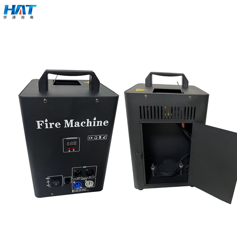HAT Professional Dj Show Party Equipment 250w fire Machine Power ROHS DMX Remote fire machine stage artificial fire machine