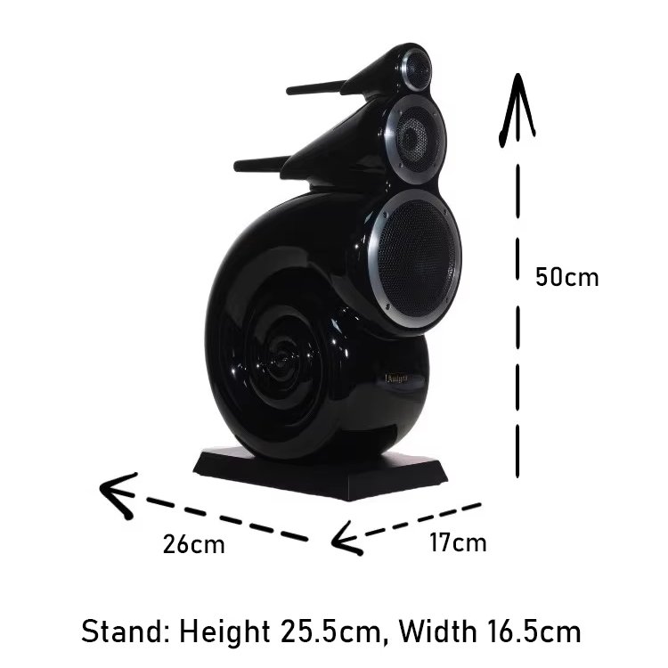 Little Nautilus 5-inch HiFi Bookshelf Speaker Active / Passive Speaker 3-Way Frequency 5 inch Good Sound