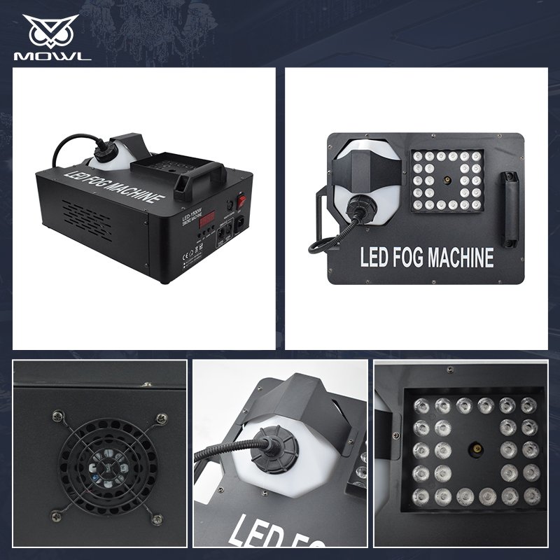 Equipment Fog Machine Vertical LED RGB 3000W Spray Smoke Machine For Party Dj Bar