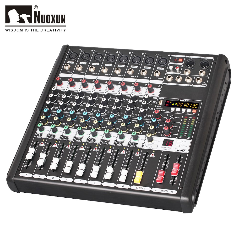 Professional audio video dj sound craft digital equipment 8 channel midas audio mixer