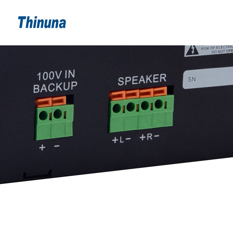 Thinuna IP-9611 AOB III Sound System Wall Mounted 100V Backup Microphone SIP Network Audio Output IP Broadcast System Terminal