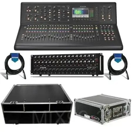 BEST SALES Midas M32R Live Digital Mixer + DL32 Stage Box + 150' Cat5 Network Cable Spool