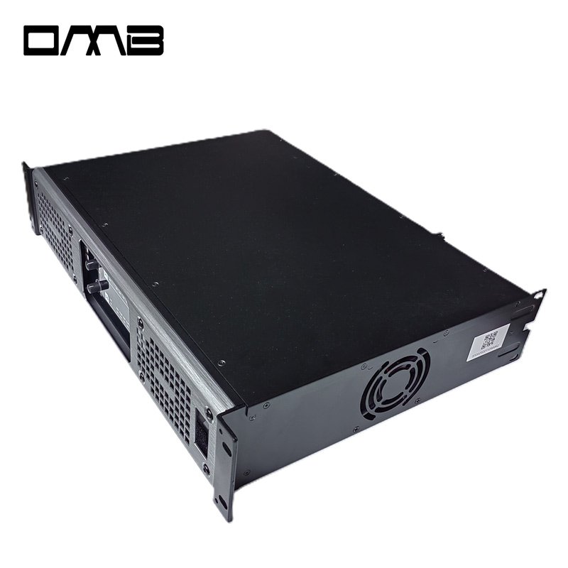High-Power 8000W 4-Channel Class D Amplifier with Solid Aluminum Heat Sink and Step Gain Control tx8000