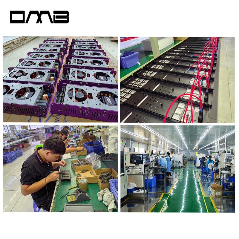 High-Power 8000W 4-Channel Class D Amplifier with Solid Aluminum Heat Sink and Step Gain Control tx8000