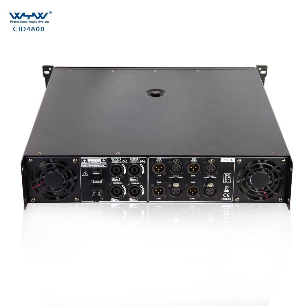 sound system professional dj power amplifier