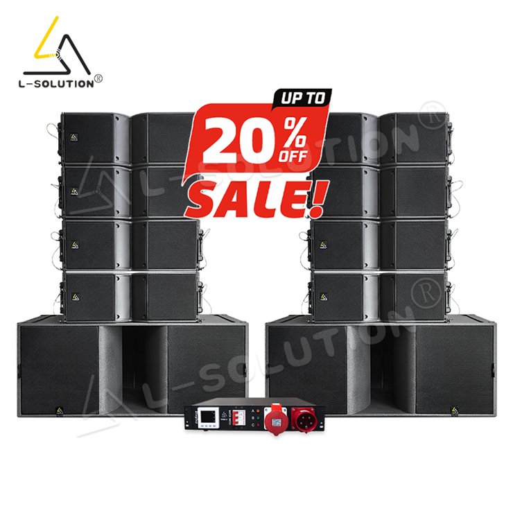 Dual 10 inch active line array speaker system outdoor professional audio sound equipment sound system line array profesional