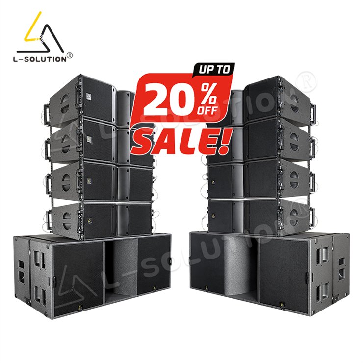 Dual 10 inch active line array speaker system outdoor professional audio sound equipment sound system line array profesional