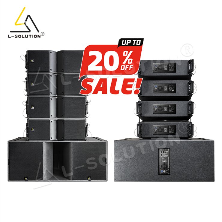 Dual 10 inch active line array speaker system outdoor professional audio sound equipment sound system line array profesional