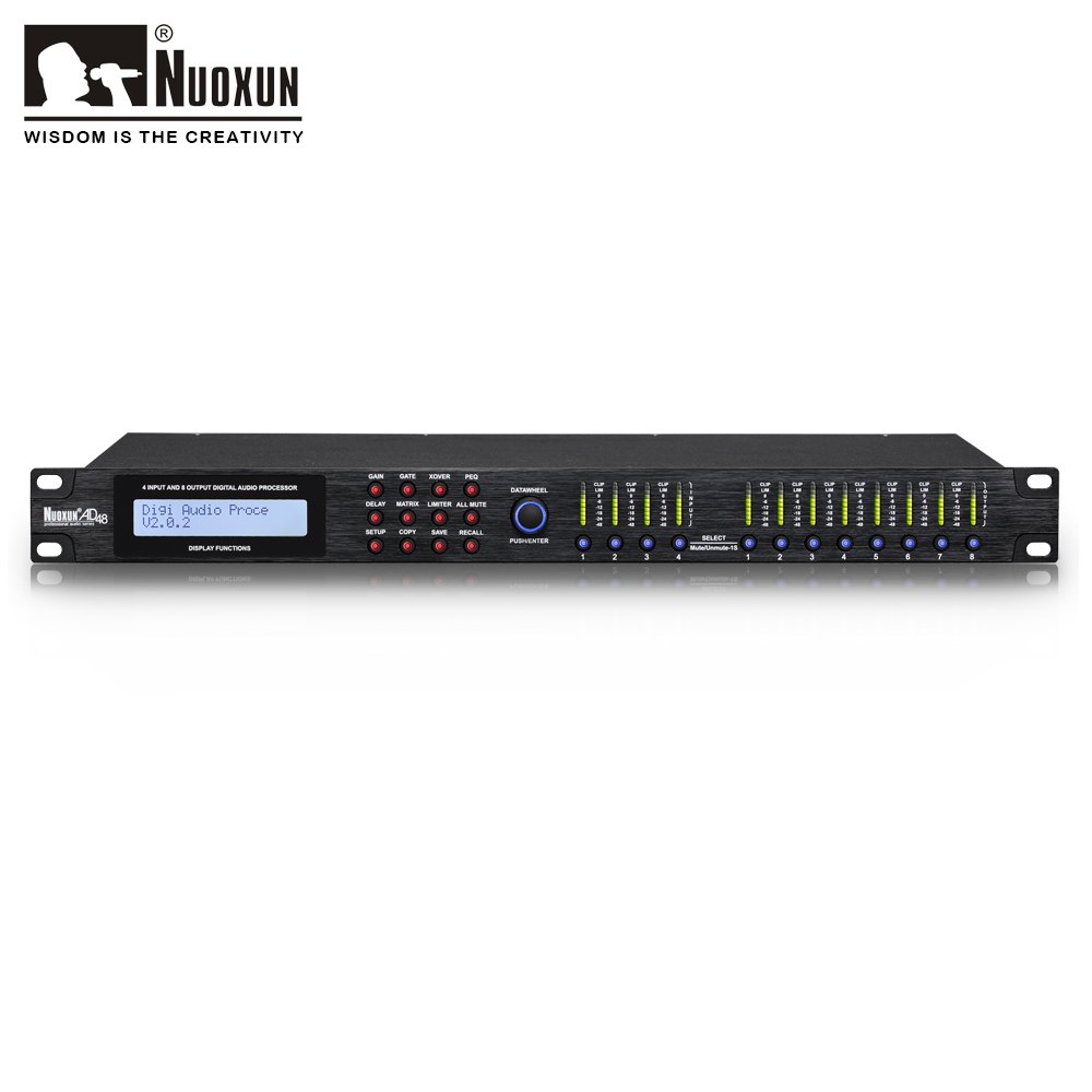 Professional 4 input 8 output digital audio processor sound speaker processor car DSP processor