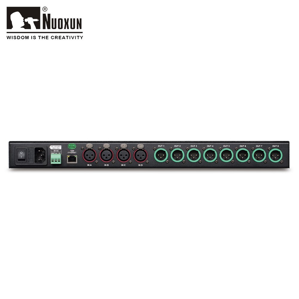 Professional 4 input 8 output digital audio processor sound speaker processor car DSP processor