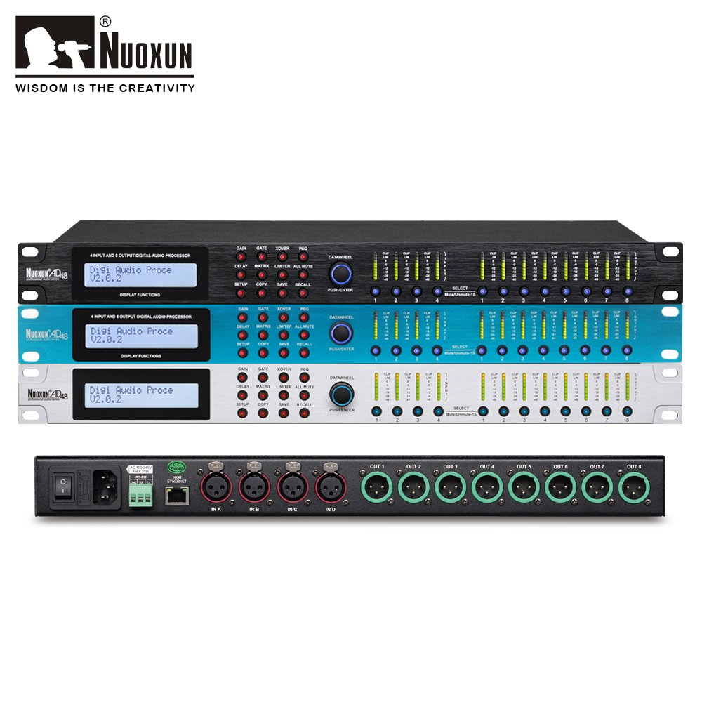 Professional 4 input 8 output digital audio processor sound speaker processor car DSP processor