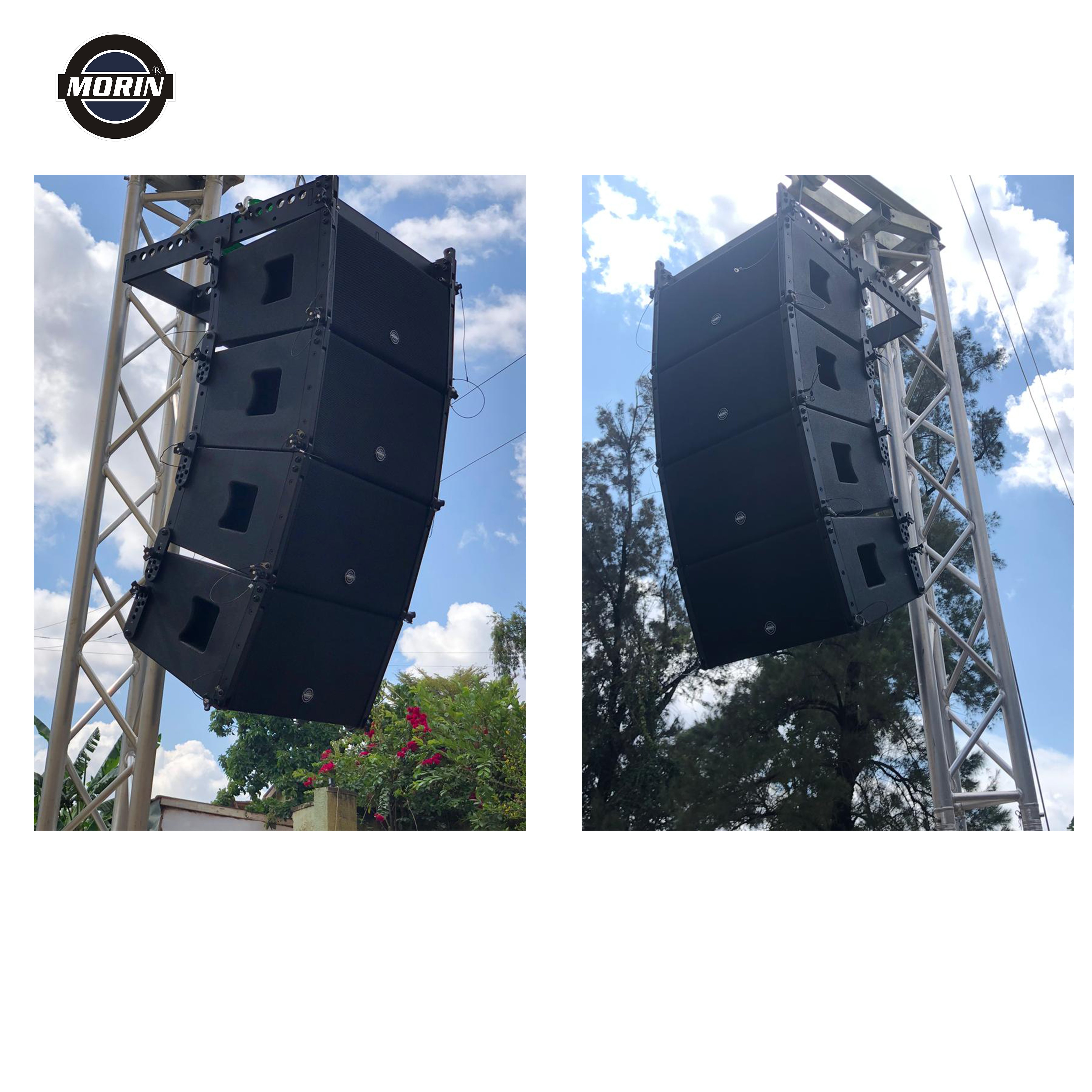 High Performance Sound System Professional Audio Line Array Amplifier for Outdoor LiveUse with powered subwoofer