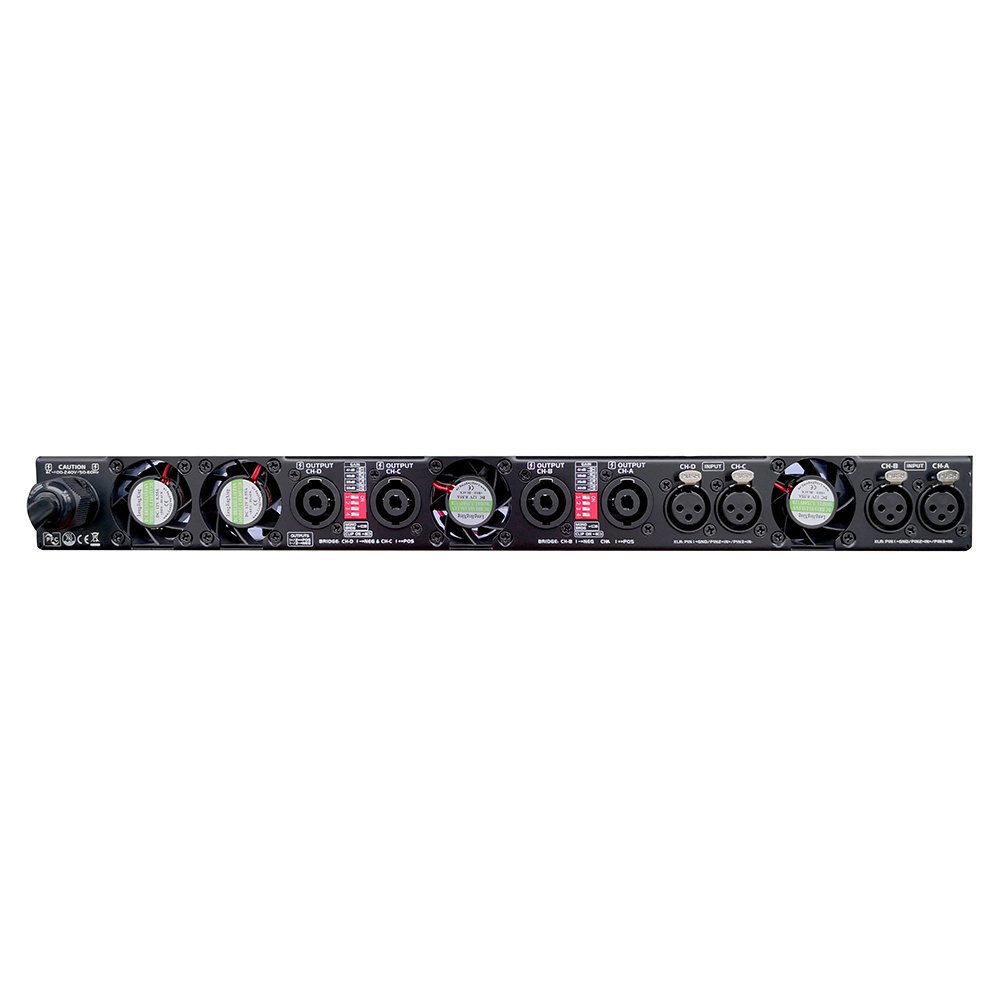 Big Power Professional Audio Stereo Class D 1U Digital Stage Amplifier Four Channel 4*6500W Sound Amplifiers for Outdoor