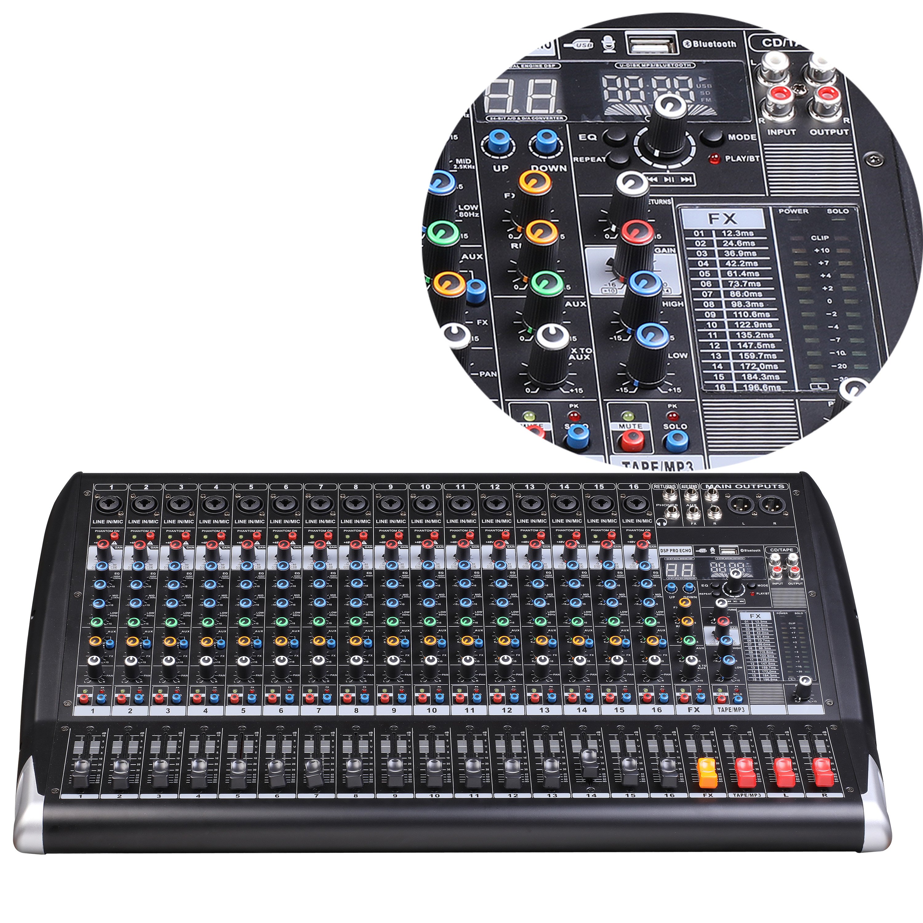 New design professional audio pa system set good sound 16 Channel Mixer