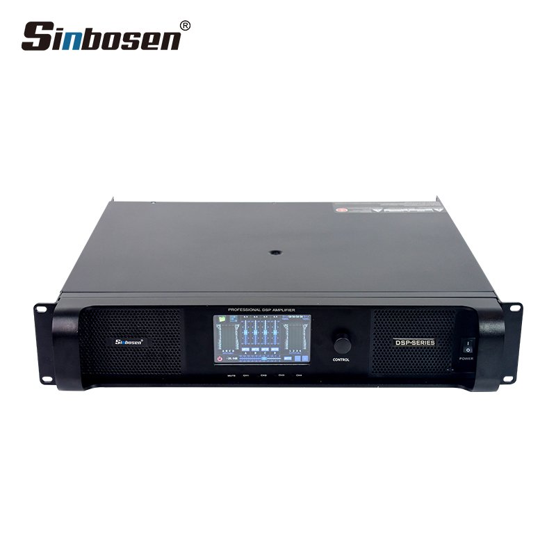 DSP-10Q touch screen 4 channels 2000 watts power amplifier module with dsp audio processor