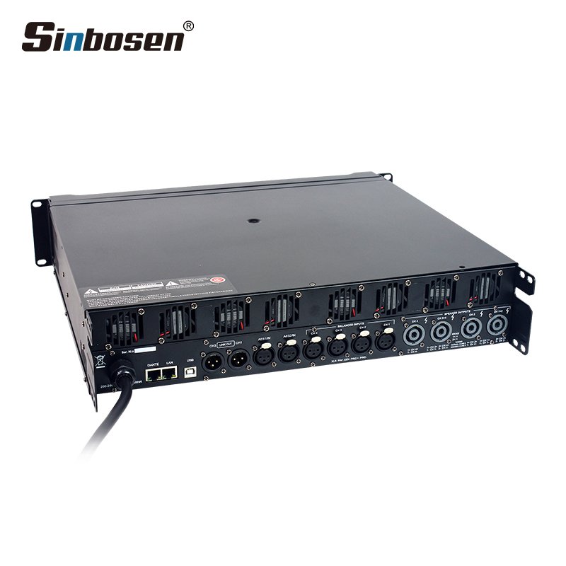 DSP-10Q touch screen 4 channels 2000 watts power amplifier module with dsp audio processor