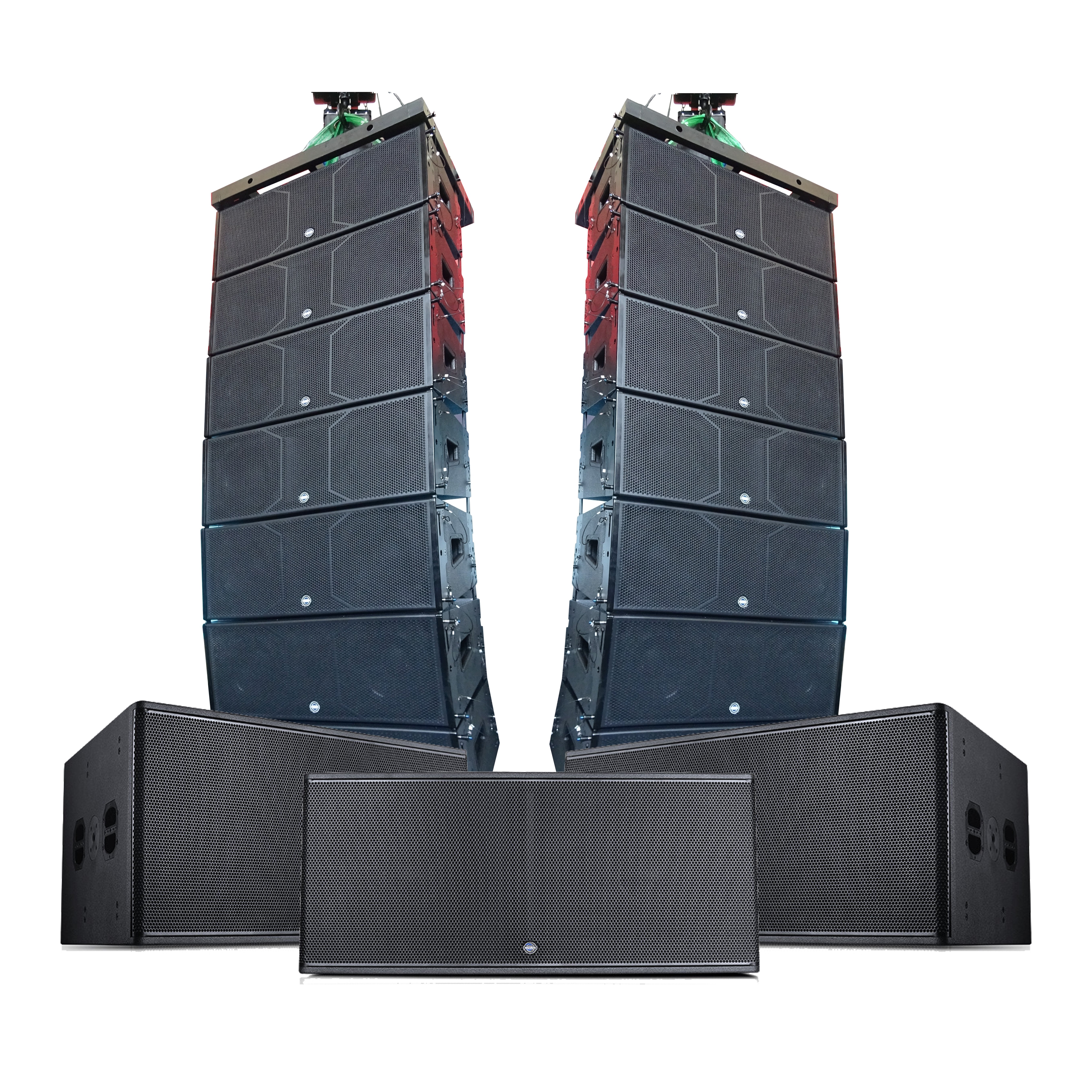 3 ways 2*12 inch line array speakers active professional line array active professional