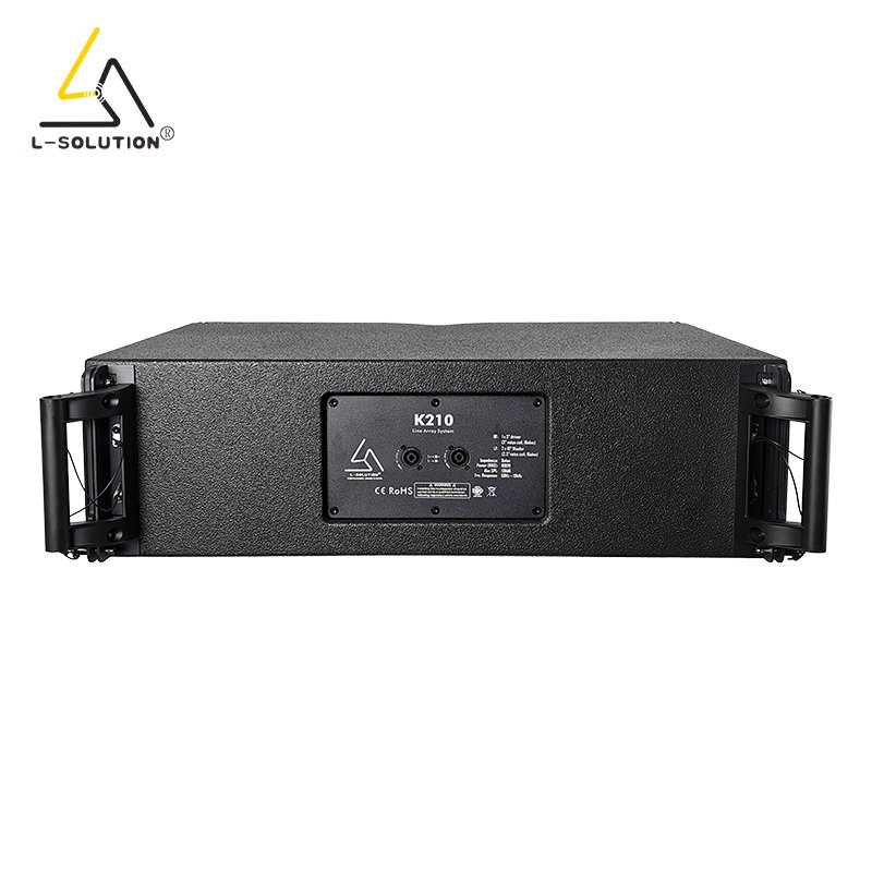 Professional Powered 10 Inch Passive Dual Line Array Audio Concert Speakers Built in Amplifier Outdoor DJ Sound System Speaker
