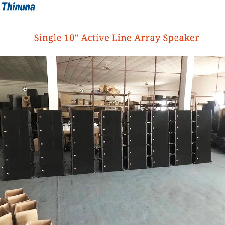 Thinuna L-110-DPA 10 Inch Full Range Outdoor Waterproof Audio Sound System Pro Speaker Single Line Array Loudspeaker DSP Active