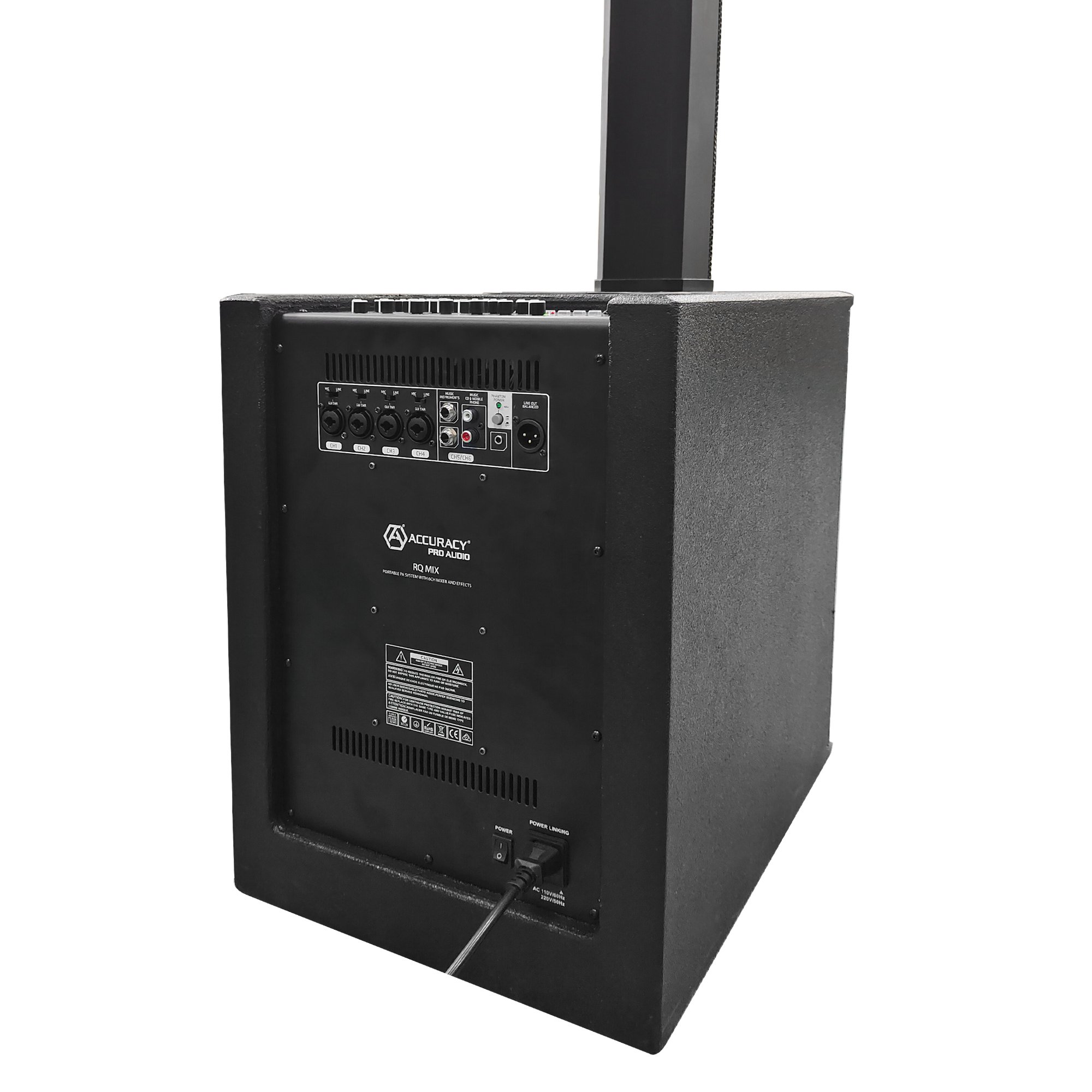 Accuracy Pro Audio AC39 Patent module Professional dj outdoorBT amplifier wooden active sound box power column speakers