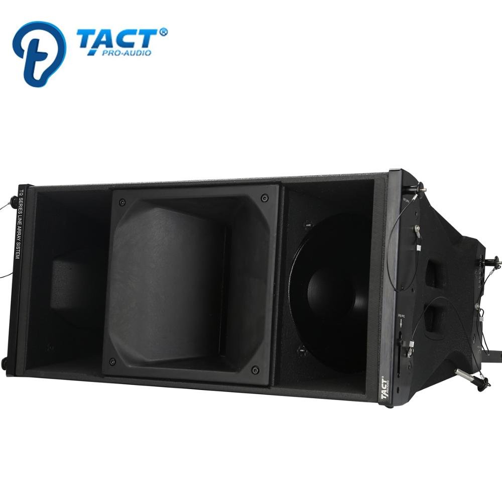 Professional sound powered speakers dual 10 inch line array active speaker