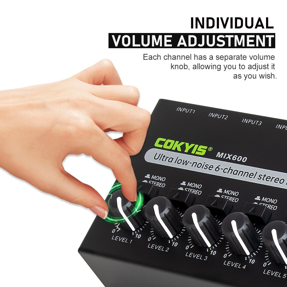 Professional mixer with monitoring or routing suitable for keyboards, small stage electronic drums kits sets, or sub mixers