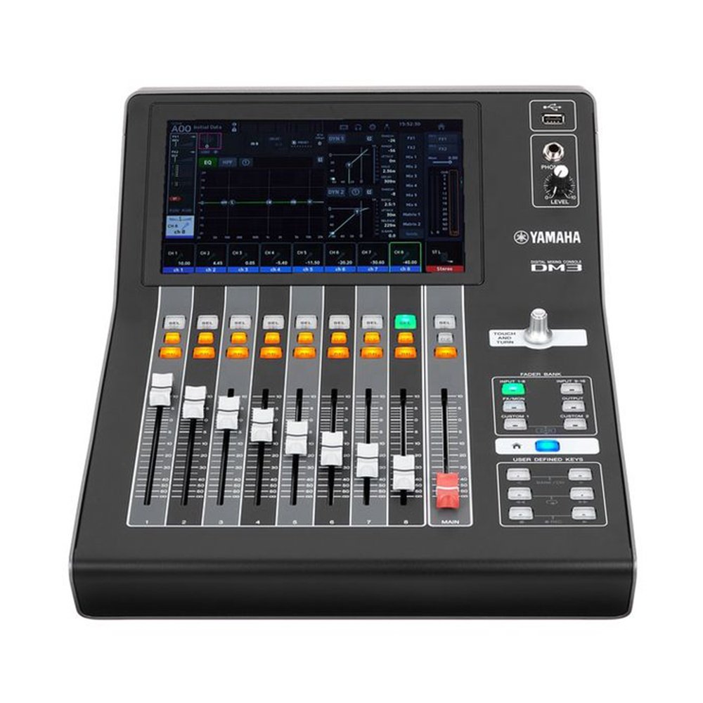 Yamaha DM3S Digital Mixer 16-Channel 9 Motorized Faders Pa System Audio Sound Equipment Studio Digital Console