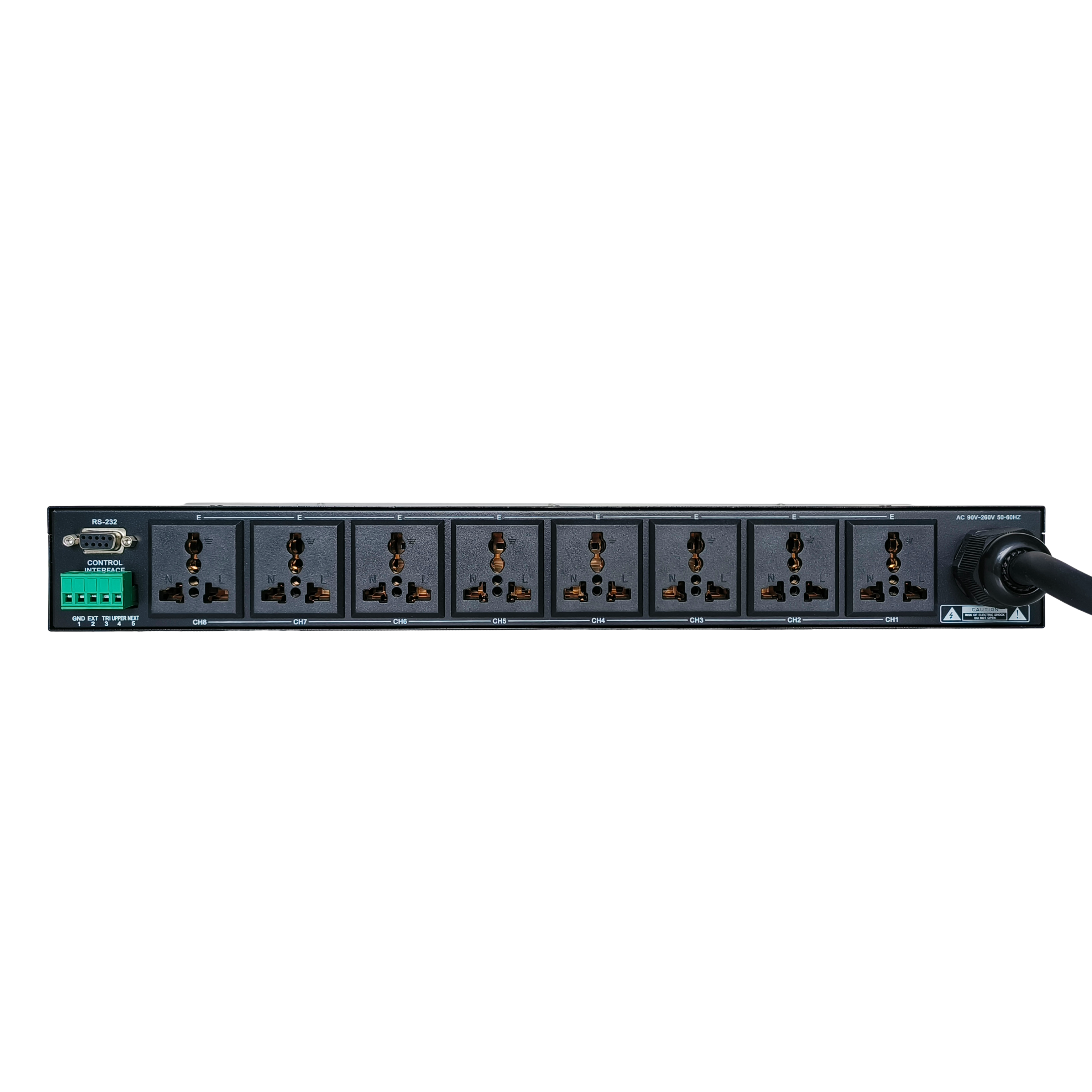 TKsound Professional power sequence 8 channel audio sequencer With voltage display For ktv live sound stage equipment