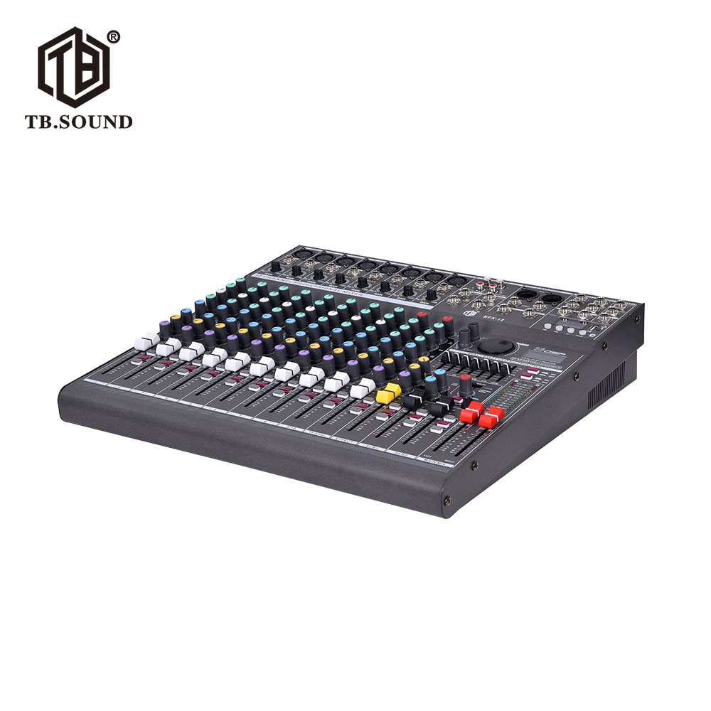 EFX12 12-channel Dj Controller Console Digital Professional Karaoke Mixer Amplifier Sound Audio System miniature audio mixer