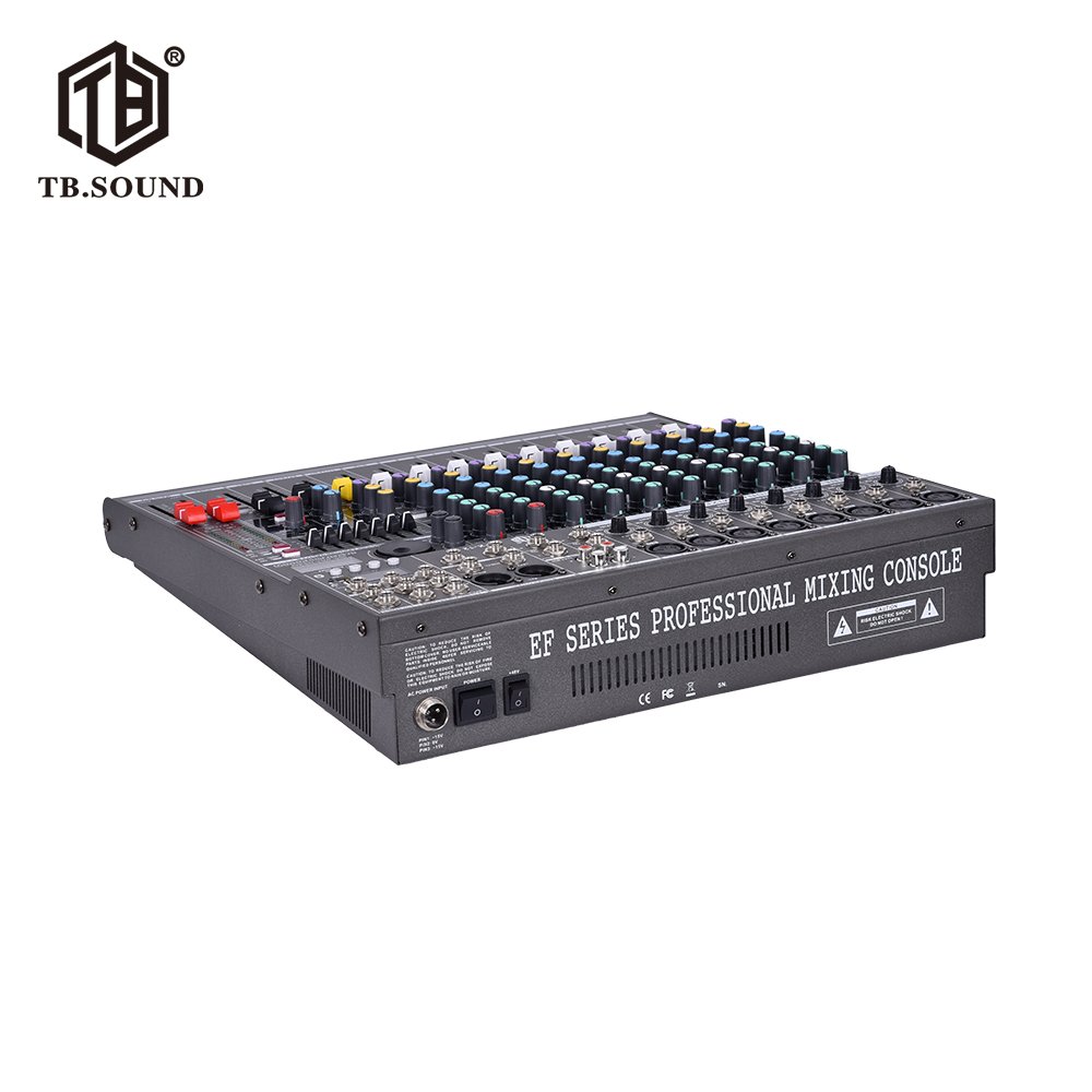 EFX12 12-channel Dj Controller Console Digital Professional Karaoke Mixer Amplifier Sound Audio System miniature audio mixer