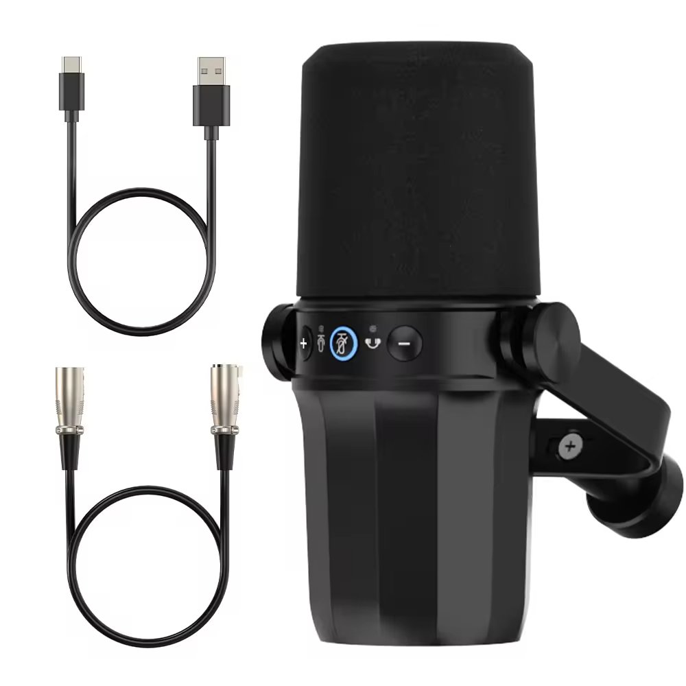 OEM Podcast Equipment Kit Soundcard Voice Changer Audio Interface Studio Record DJ Mixer Professional Sound Card and Microphone