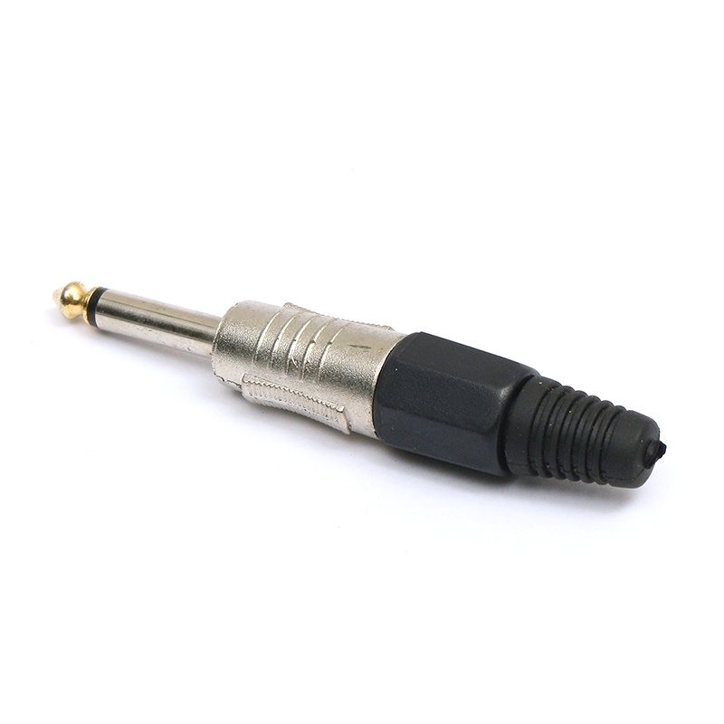 Full Custom OEM Free Sample Fine Copper 6.35 Connector Plug revolution 3.5 female audio plug Microphone Mixer Sound