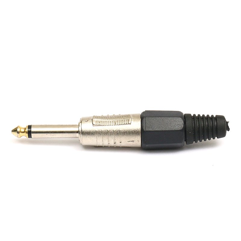 Full Custom OEM Free Sample Fine Copper 6.35 Connector Plug revolution 3.5 female audio plug Microphone Mixer Sound