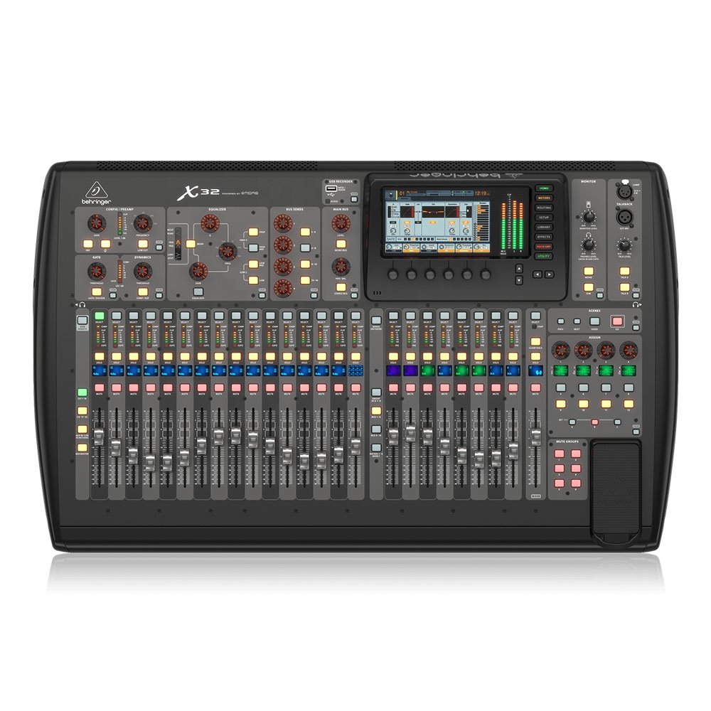 Behringer X32 Audio Console 32 Input Channels 25 Motorized Faders Digital Mixer Stage Audio Sound Equipment
